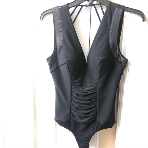 bebe Tops - BEBE SEXY CLASSY BLACK BODY SUIT SIZE S